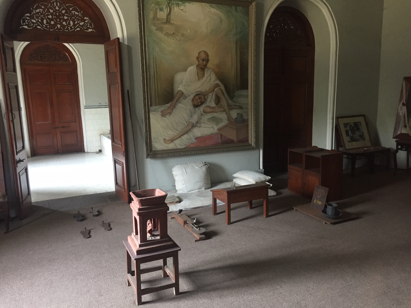 Aga Khan Palace - Gandhi's Table